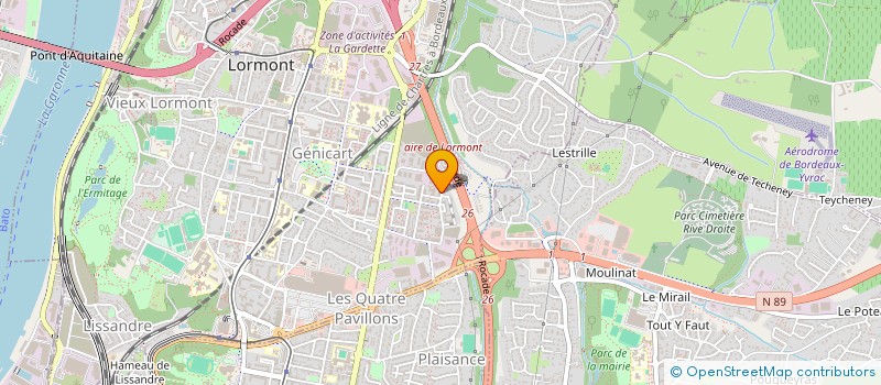 localisation de l'entreprise 842 848 715   LORMONT