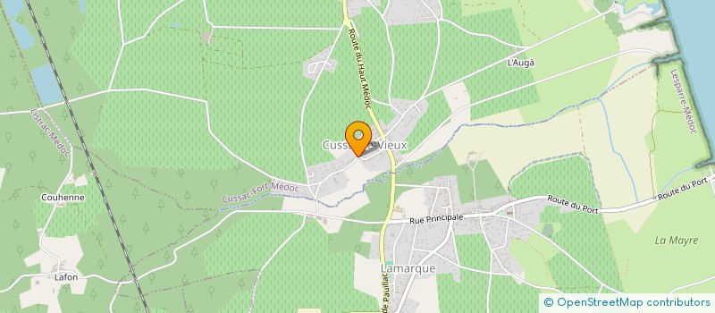 localisation de l'entreprise 842 876 377   CUSSAC-FORT-MEDOC