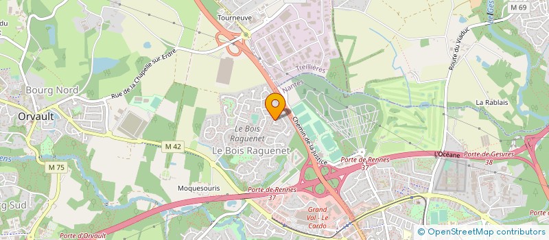 localisation de l'entreprise 842 901 720 à ORVAULT