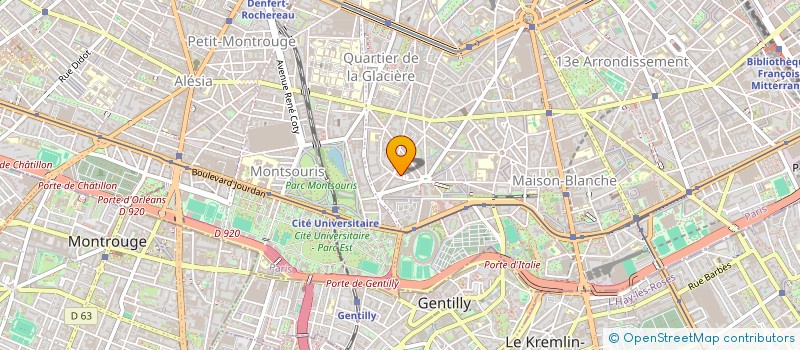 localisation de l'entreprise 842 911 299 à BAGNOLET