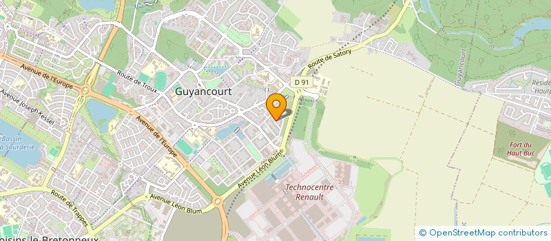 localisation de l'entreprise 842 913 139   TRAPPES