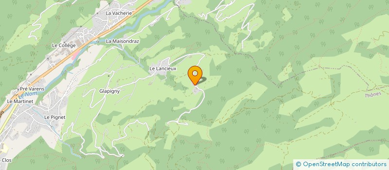 localisation de l'entreprise 842 916 454   THONES