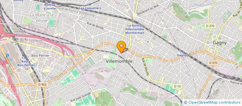 localisation de l'entreprise 842 919 581   VILLEMOMBLE