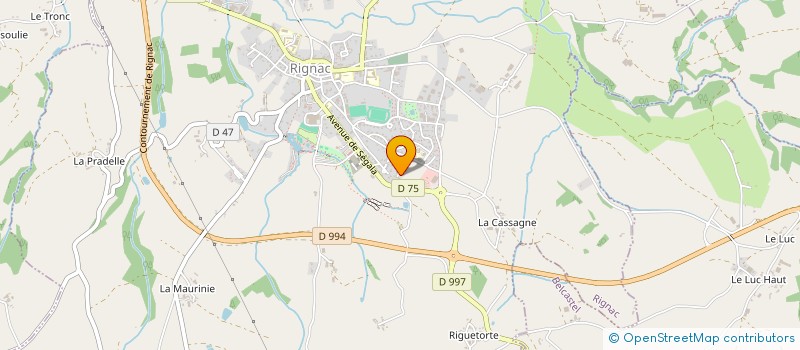 localisation de l'entreprise 842 932 188   RIGNAC