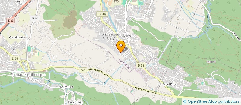 localisation de l'entreprise 843 003 849 à GARDANNE