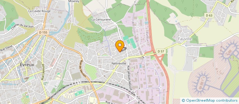 localisation de l'entreprise 843 004 359   EVREUX