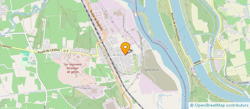 localisation de l'entreprise 843 011 016   LAUDUN-L'ARDOISE