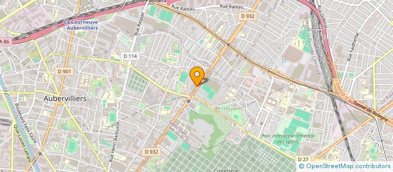 localisation de l'entreprise 843 045 147  à LA COURNEUVE