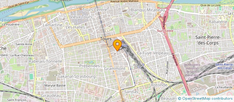 localisation de l'entreprise 843 074 543   TOURS