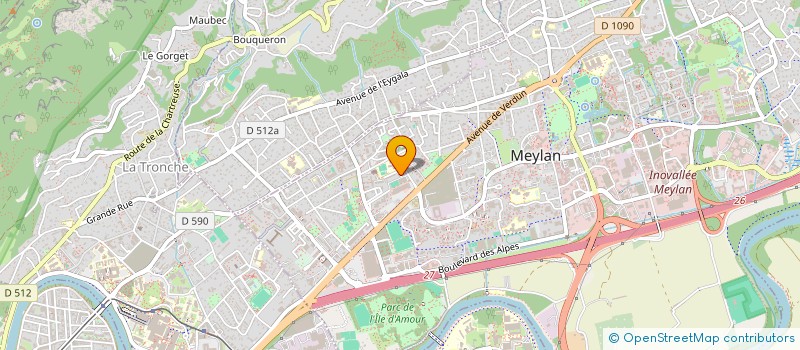 localisation de l'entreprise 843 102 377   MEYLAN