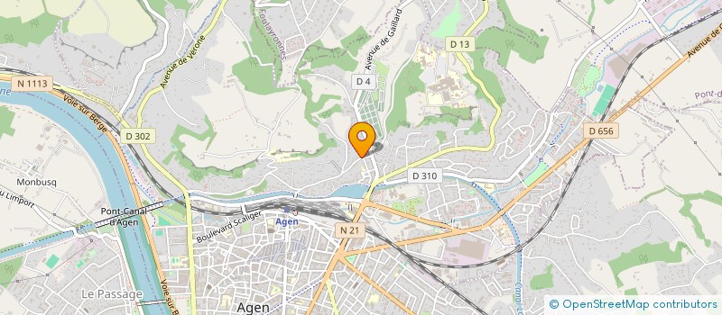 localisation de l'entreprise 843 103 250   AGEN