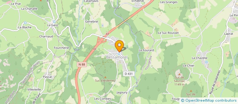 localisation de l'entreprise 843 107 319   BESSAMOREL