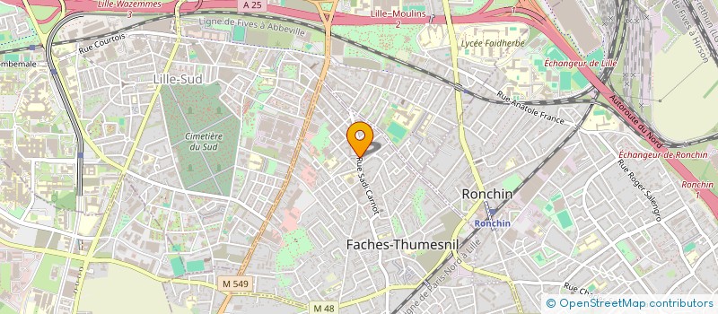 localisation de l'entreprise 843 113 937   RONCHIN