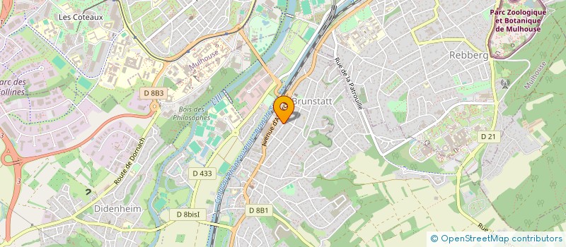 localisation de l'entreprise 843 150 160   STRASBOURG