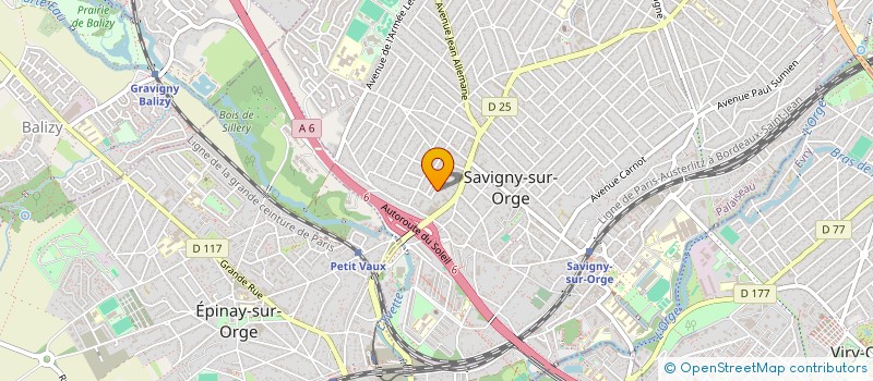 localisation de l'entreprise 843 163 023   SAVIGNY-SUR-ORGE