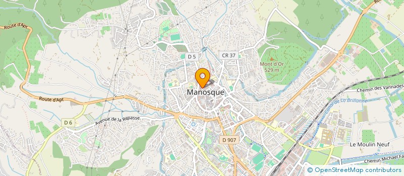 localisation de l'entreprise 843 192 832  à MANOSQUE