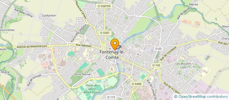 localisation de l'entreprise 843 197 229 à FONTENAY-LE-COMTE