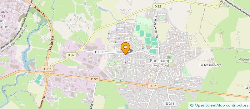 localisation de l'entreprise 843 220 450   COSSE-LE-VIVIEN