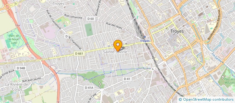 localisation de l'entreprise 843 250 416   SAINTE-SAVINE