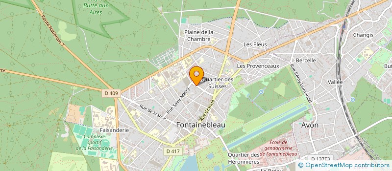 localisation de l'entreprise 843 252 420   FONTAINEBLEAU