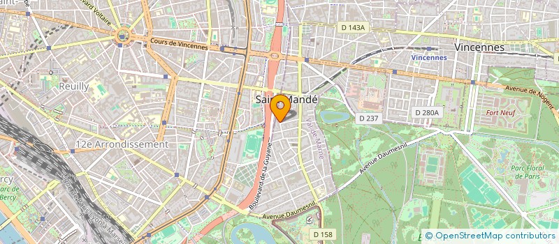 localisation de l'entreprise 843 289 364  à SAINT-MANDE