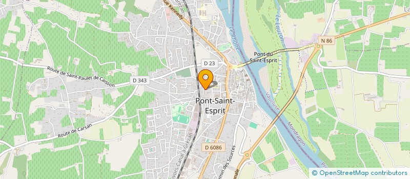 localisation de l'entreprise 843 295 767   PONT-SAINT-ESPRIT