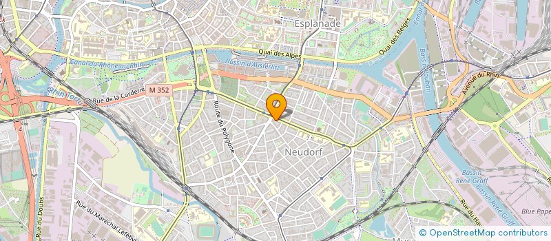 localisation de l'entreprise 843 309 527 à STRASBOURG