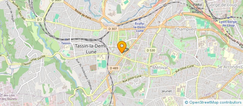 localisation de l'entreprise 843 309 899   TASSIN-LA-DEMI-LUNE