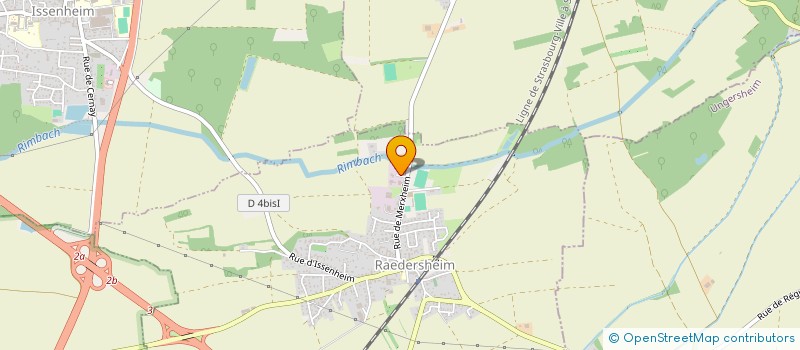 localisation de l'entreprise 843 322 934   RAEDERSHEIM