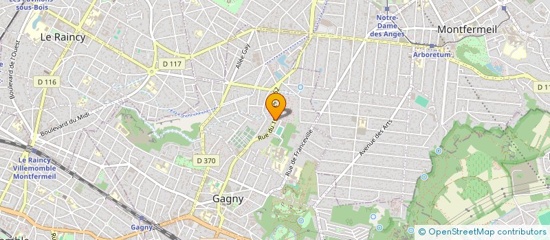 localisation de l'entreprise 843 329 863   GAGNY