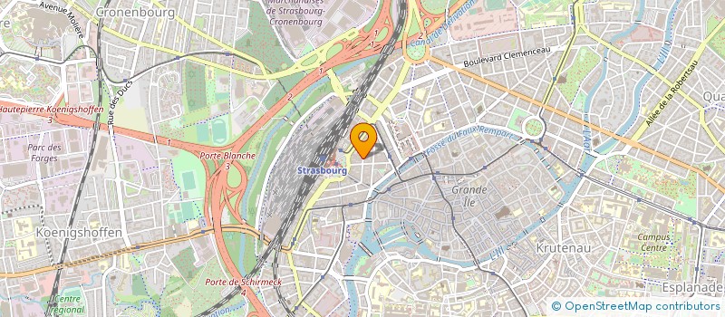 localisation de l'entreprise 843 352 790 à STRASBOURG