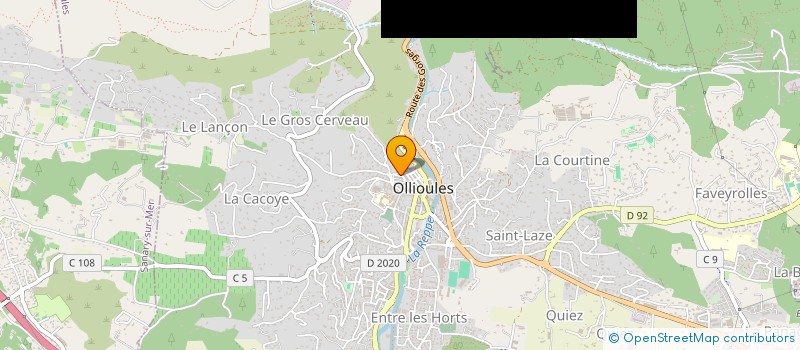 localisation de l'entreprise 843 381 567   OLLIOULES