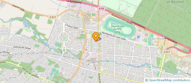 localisation de l'entreprise 843 400 581   LONS