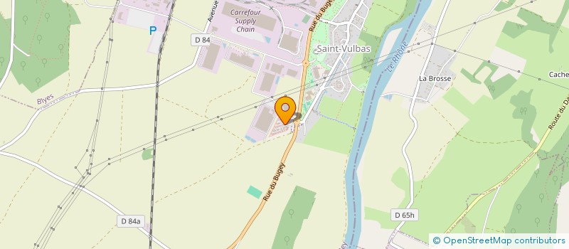 localisation de l'entreprise 843 402 553   SAINT-VULBAS