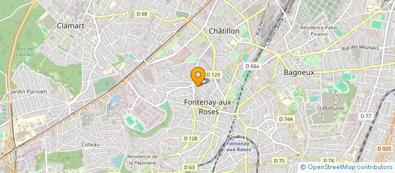 localisation de l'entreprise 843 409 277  à FONTENAY-AUX-ROSES