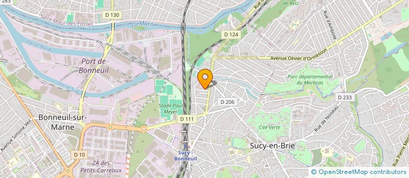 localisation de l'entreprise 843 415 845   SUCY-EN-BRIE