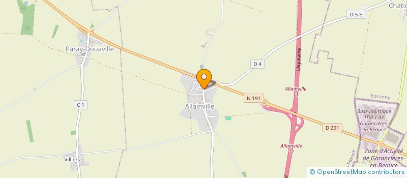 localisation de l'entreprise 843 431 800   ALLAINVILLE