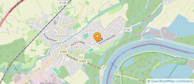 localisation de l'entreprise 843 441 270   DRUSENHEIM