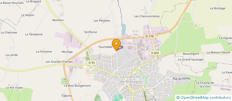 localisation de l'entreprise 843 456 948   LA GUERCHE-DE-BRETAGNE