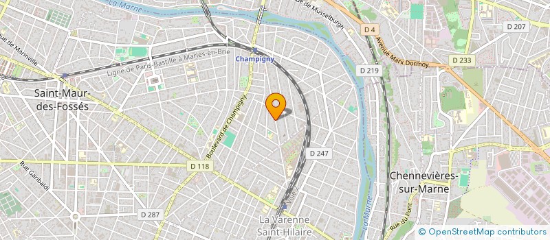localisation de l'entreprise 843 467 614  à SAINT-MAUR-DES-FOSSES