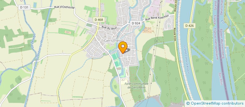 localisation de l'entreprise 843 475 799   GERSTHEIM