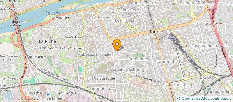 localisation de l'entreprise 843 498 163   TOURS