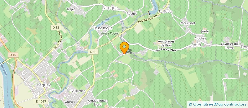 localisation de l'entreprise 843 519 596   LEGE-CAP-FERRET