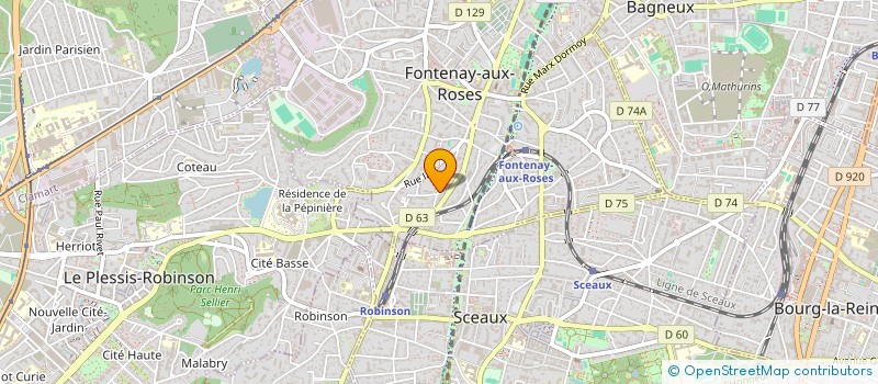 localisation de l'entreprise 843 527 490 à FONTENAY-AUX-ROSES