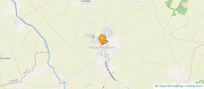 localisation de l'entreprise 843 534 793   PAIZAY-NAUDOUIN-EMBOURIE