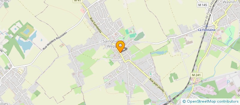 localisation de l'entreprise 843 536 749   SAINGHIN-EN-WEPPES