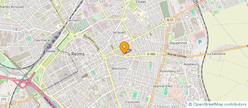 localisation de l'entreprise 843 554 809   REIMS
