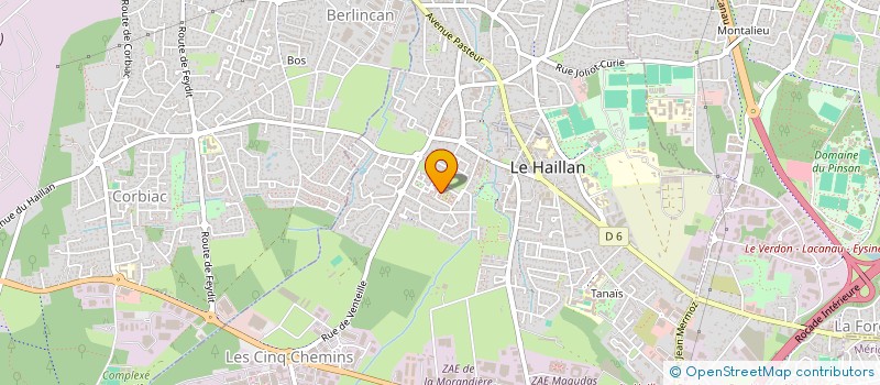 localisation de l'entreprise 843 575 093   LE HAILLAN