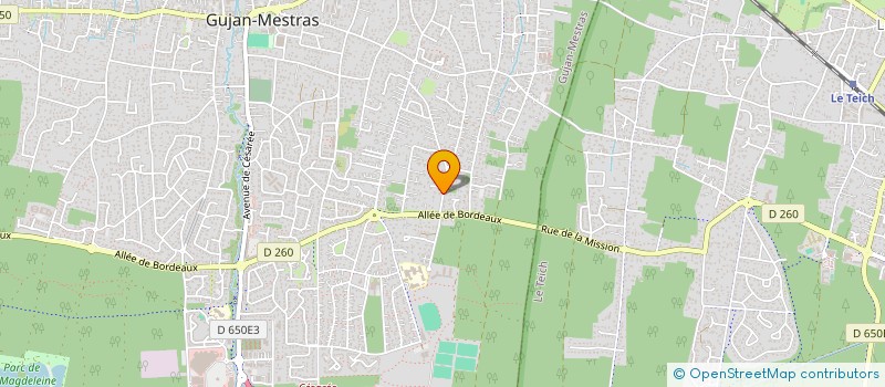 localisation de l'entreprise 843 580 382   GUJAN-MESTRAS