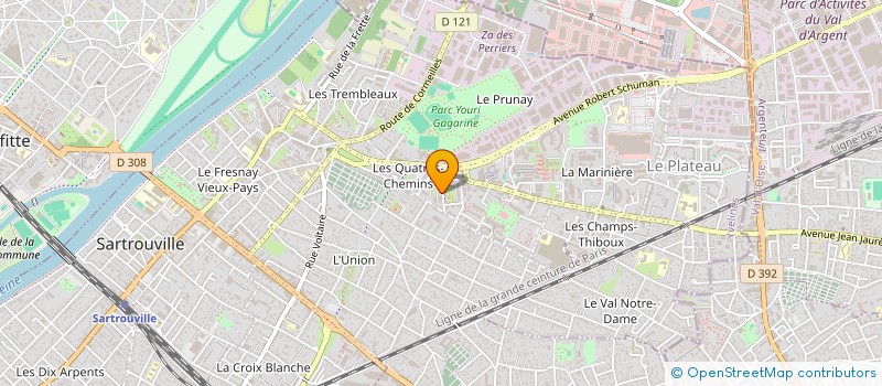 localisation de l'entreprise 843 594 201  à SARTROUVILLE